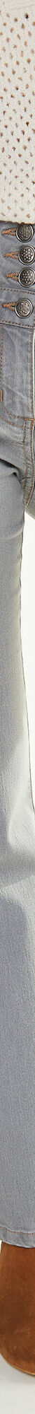 Jean boocut taille haute - petite stature (gris) Jean boocut taille haute - petite stature (gris)